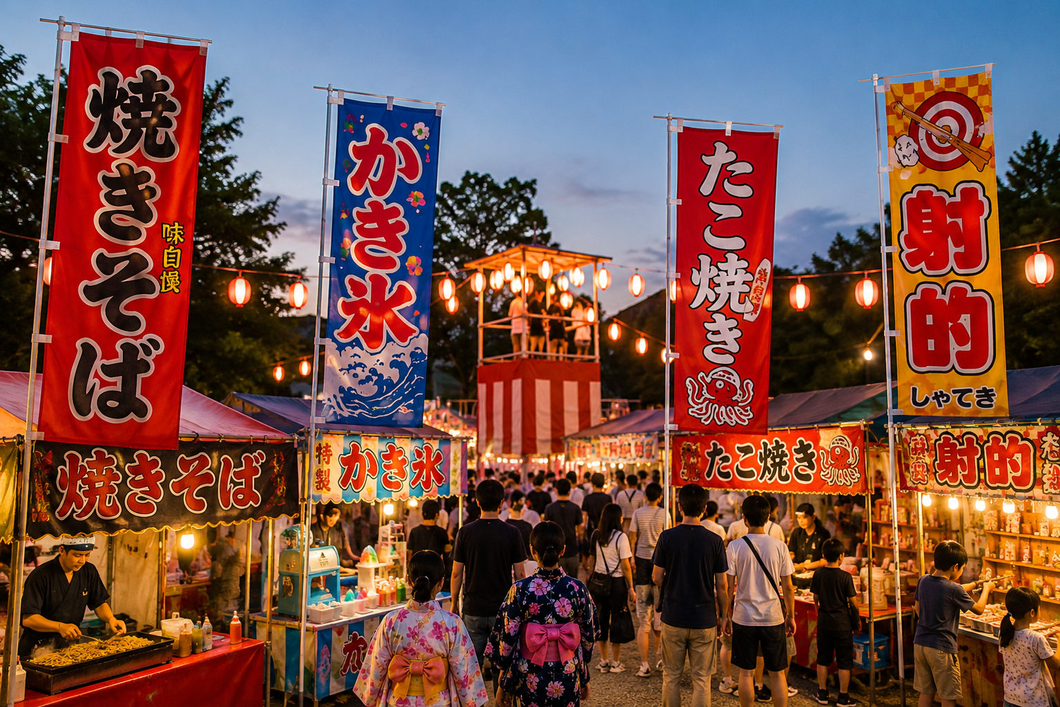 【北海道・札幌で屋台のぼりレンタル】お祭りやイベント会場を華やかに演出！北海道各地対応！ post thumbnail image