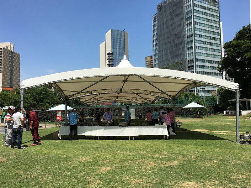 【北海道・札幌で10m×10mテント(大)レンタル】大型イベント・フェス・式典会場におすすめ！📚