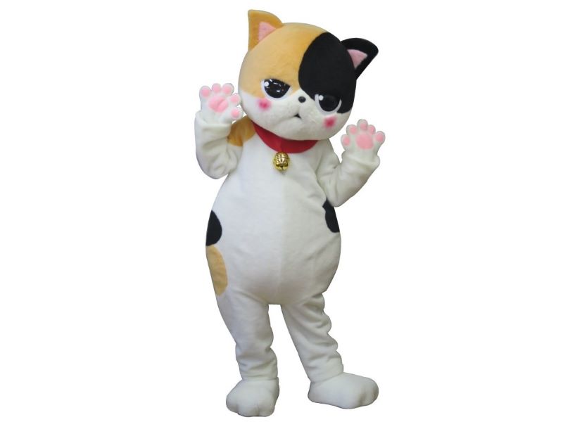 【北海道・札幌で猫の着ぐるみレンタル】三毛猫「ミッケ」でイベントをかわいく演出！
